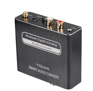 Convertitore Audio <span class=keywords><strong>Bluetooth</strong></span> 5.0 da Ingresso Ottico/Coassiale a Uscita <span class=keywords><strong>RCA</strong></span>/AUX, Convertitore Wireless da Analogico a Digitale con Telecomando - Product Image 5