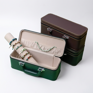 Caja de Joyería de PU Personalizada de Lujo para Anillos, Colgantes, Pulseras, Pendientes, Brazaletes y Collares - Product Image 1