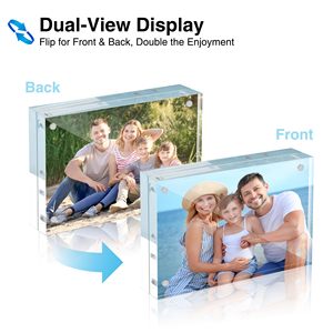 NOVISON - Marco de Fotos Acrílico Transparente de 3.5x5 y 4x6 Pulgadas para Atraer Clientes - Product Image 5