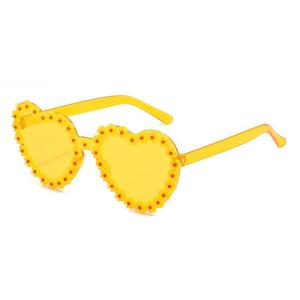 Gafas de Sol de Plástico con Forma de Corazón y Flores para Mujer, Coloridas, para Fiesta, Venta al Por Mayor 2024 - Product Image 3