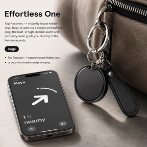 Mini traceur GPS intelligent certifié MFi, compatible avec l'application Localiser, <span class=keywords><strong>historique</strong></span> <span class=keywords><strong>de</strong></span> <span class=keywords><strong>navigation</strong></span>, suivi mondial, alternative au AirTag - Product Image 6