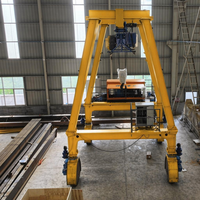 Générateur diesel RTG 20 tonnes 25 tonnes Grue portique sans rail avec moteur/boîte de vitesses pour manutention extérieure sans alimentation électrique et télécommande