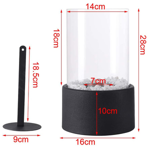 Wholesale Concrete Fireplace Tabletop Fireplace Portable Ethanol Fireplace Indoor Outdoor Smores <strong>Maker</strong> - Product Image 5