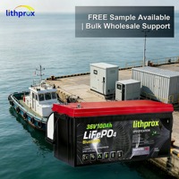 Batterie marine LiFePO4 à décharge profonde 36V 100AH Grade A Haute capacité 6000+ cycles BMS intelligent RS485 Terminal M8 CE RoHS IP67 OEM ODM