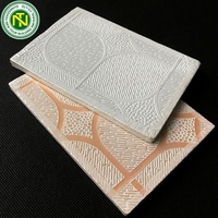 Panneau de plafond à vendre Panneau de gypse en PVC Cadre métallique Acier inoxydable Plafond suspendu Poudre de gypse Carré Hôtel contemporain