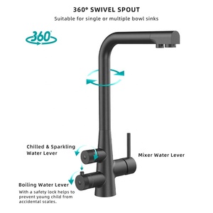 <span class=keywords><strong>Robinet</strong></span> d'<span class=keywords><strong>eau</strong></span> multifonction 5 en 1 : <span class=keywords><strong>eau</strong></span> bouillante, froide, pétillante, chaude et froide, purificateur, mélangeur et filtre - Product Image 3