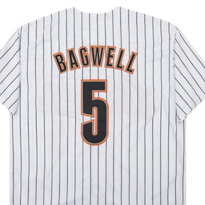 Listo para enviar <span class=keywords><strong>Craig</strong></span> Biggio Navy Throwback Camiseta de béisbol cosida de la mejor calidad - Product Image 3