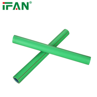 Tuyau PPR haute pression pour plomberie, fourni par l'usine IFAN, matériau vert OEM ODM, 20-75 mm, tuyau d'eau PPR