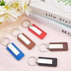 Wholesale Products <b>Custom</b> Your logo Leather Keychain - Product Image 2