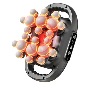 Fascia Gun 12 Heads Waist <b>Back</b> Massage Gun Brushed Motor Portable Cordless Deep <b>Vibration</b> Muscle Relaxation <b>Massager</b> - Product Image 5