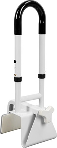 Barras de Apoyo Ajustables para Bañera MSMT para Personas <span class=keywords><strong>Mayores</strong></span>, Material de Acero y Nailon, Capacidad de Peso de 150 kg, <span class=keywords><strong>Asistencia</strong></span> de Seguridad para el Baño - Product Image 4