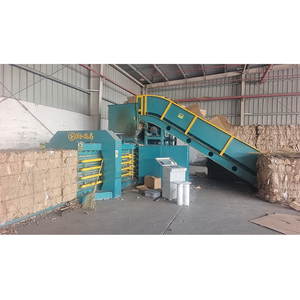 Máy ép phế liệu thủy lực ngang 100 tấn dùng cho các loại giấy các tông, nhựa, vải dệt, rơm, vải vụn, chai nhựa - Product Image 2