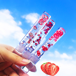 Bóng Plumping Vegan Lipgloss cơ sở nhãn hiệu riêng Nhà cung cấp giữ ẩm rõ ràng son môi trẻ em Nude trái cây son bóng - Product Image 5