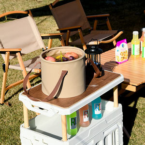 Vente en gros de seau à eau pliable de grande capacité portable seau vide bidon de voyage monté sur voiture seaux de stockage d'eau extérieurs - Product Image 6