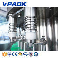 Ligne de production automatique de machines de remplissage d'eau en bouteille 8000-10000 BPH pour jus