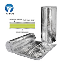 Isolation thermique moderne en mousse de laine à feuilles multiples Construction thermique 5-19 couches de matériaux d'isolation thermique en aluminium réfléchissants et imperméables