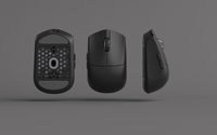 Darmoshark M5 Mouse Nirkabel 2.4Ghz Ergonomis Dapat Diprogram Super Ringan 8K Motospeed 26000DPI Sensor Optik Kailh N52840