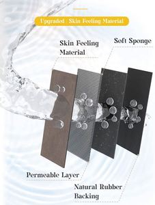 Tapis de bain en daim fin minimaliste, lavable, séchage rapide, super absorbant, antidérapant, respectueux de l'environnement - Product Image 3