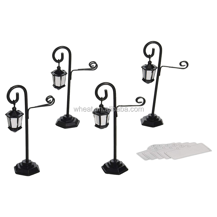 "Bourbon Street" Streetlight Place Card Holder with Coordinating Place Cards