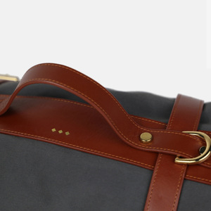 Custom outdoor camping <b>blanket</b> holder, PU leather yoga mat carrying strap, portable <b>picnic</b> rug storage strap - Product Image 5