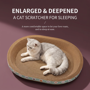 Tabla para gatos, resistente a arañazos y que no suelta pelo, plato extra grande, cama para gatos, juguete y estructura de escalada - Product Image 4