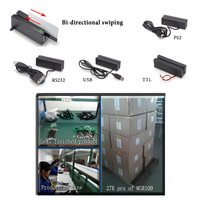 Lecteur de cartes à bande magnétique EFFON MSR100 8 broches, lecteur de bande magnétique à trois pistes, dispositif dédié pour les traceurs GPS des bus thaïlandais