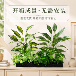 Plantas Artificiales Greenway de 30cm-100cm, Combinación Decorativa para Interiores y Exteriores, Jardinera Estilo Campestre - Product Image 4