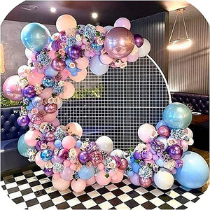 Nouvelle Arche de Mariage Ronde <span class=keywords><strong>en</strong></span> Métal, Support d'Arche de Ballons <span class=keywords><strong>en</strong></span> <span class=keywords><strong>Fer</strong></span> Forgé pour Décoration de Baby Shower et de Fête de Remise de Diplôme - Product Image 2