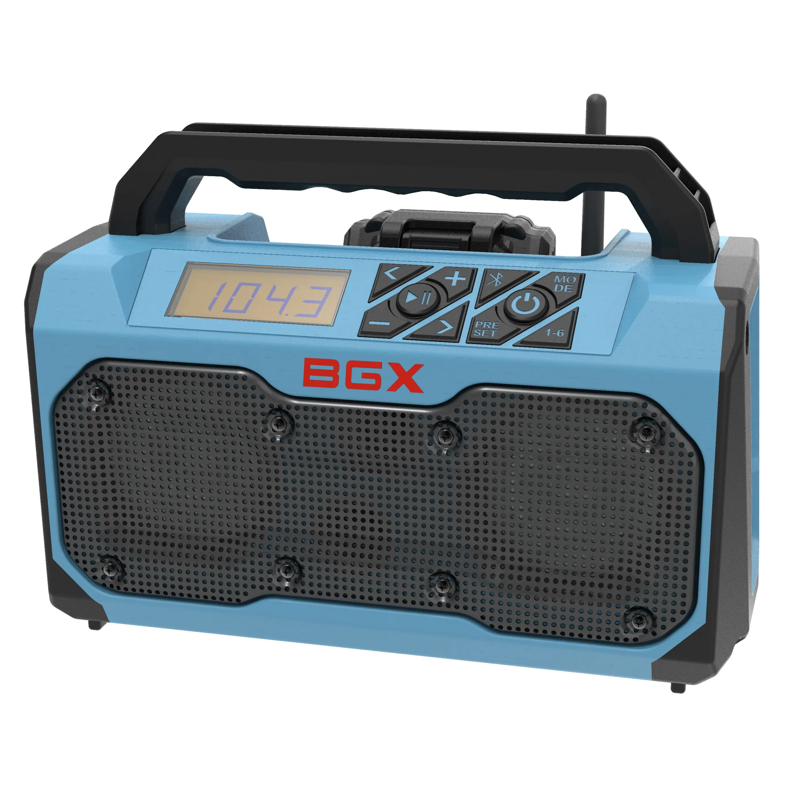 Bluetooth fonksiyonu ile BGX 20V FM taşınabilir radyo ev radyo