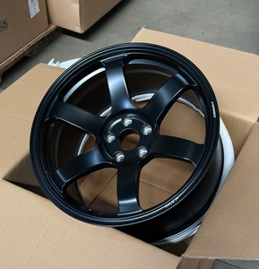 ล้อแม็กซ์ LZT-1260 <span class=keywords><strong>สี</strong></span><span class=keywords><strong>ดำ</strong></span>ซาติน ฟอร์จ โมโนบล็อก Volk Racing <span class=keywords><strong>TE37</strong></span> ขนาด 17 18 19 นิ้ว 5x114.3 5x120 สำหรับ GR86 Civic Type R Si S2000 M3 - Product Image 3