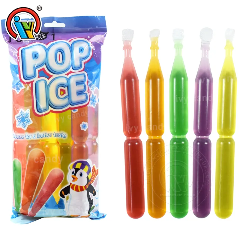 Vente chaude Ice Pop saveur de fruits boisson gelée pouding bâton bonbons