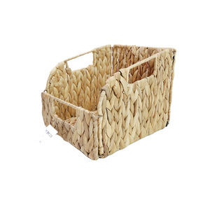 Paniers de rangement en paille tressée sur mesure, paniers de rangement pour cosmétiques de bureau, jouets et articles divers, paniers en paille tressée, vente en gros. - Product Image 1