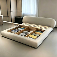 Fournisseur de services d'approvisionnement tout-en-un pour meubles de chambre d'hôtel cinq étoiles en bois massif au design moderne, prix d'usine, design de luxe