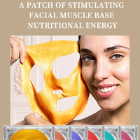 Masque facial en gel de collagène avec acide hyaluronique, vitamine C - Anti-rides, hydratant, blanchissant, origine Guangdong, OEM/ODM, marque privée