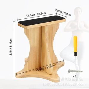 Planche d'équilibre de yoga en bois massif antidérapante, outil d'entraînement pour le Pilates et les exercices de ballet - Product Image 2