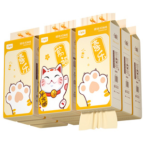 Papier essuie-tout en pulpe de bambou Zhenmu, paquet de 2000 feuilles, doux et absorbant, pour la cuisine et la maison - Product Image 2