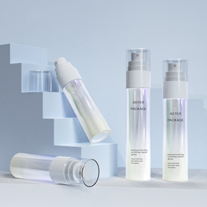Botella de Spray de Plástico Transparente con Degradado Redondo de 40ml 50ml 60ml, para Agua de Rosas, Perfume, Tónico Facial, Hidratante - Product Image 3