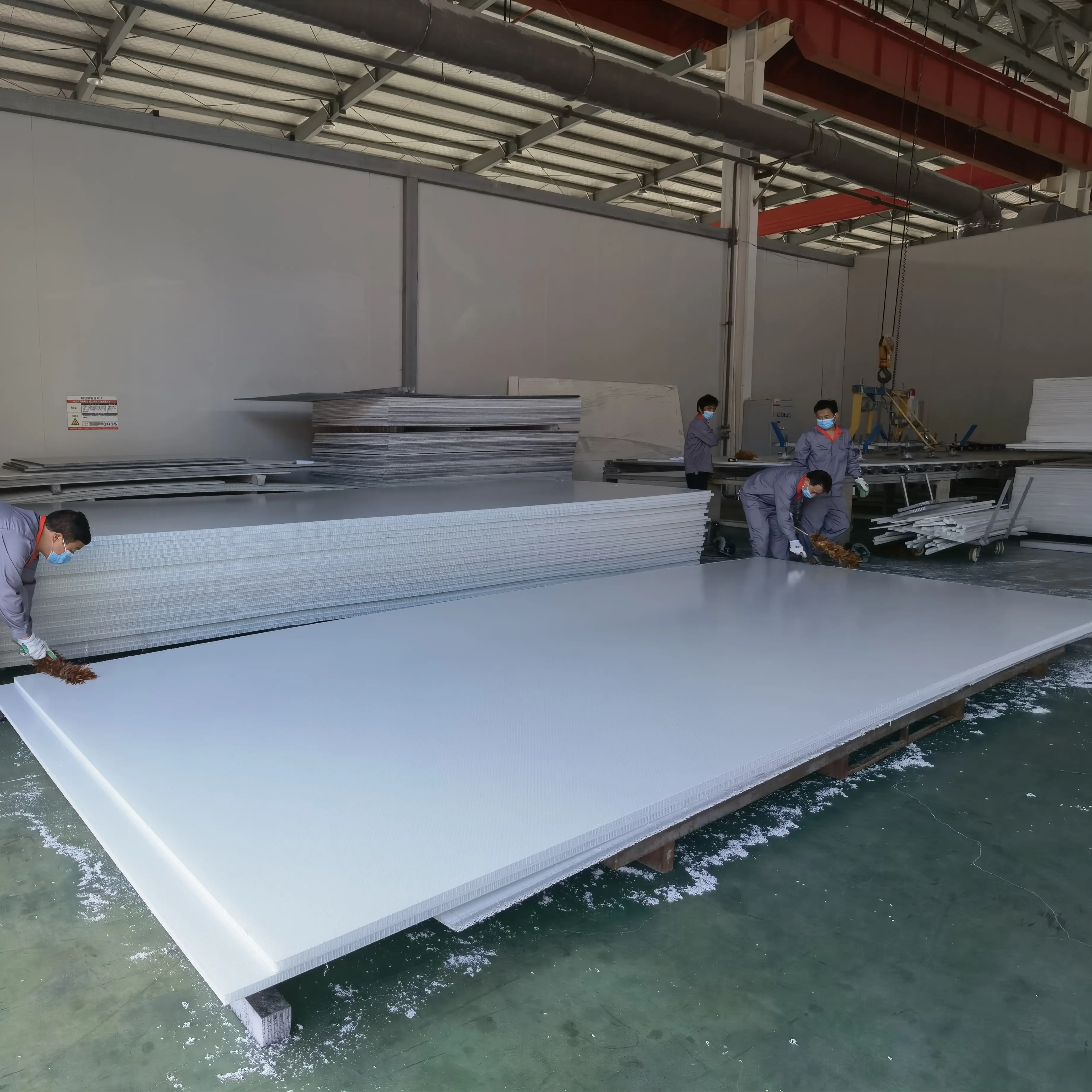 Cuttable Waterproof Polypropylene Fiberglass Reinforced Honeycomb Panel for Pontoon Boat Decking