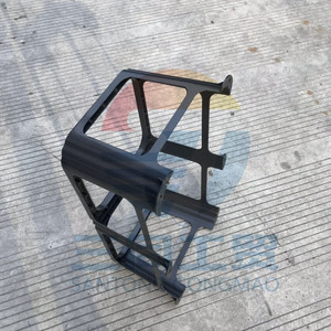 Marcos de plástico para contenedores de basura sanitarios de 30L y 50L, rectangulares, extraíbles, para exteriores, con soporte para clasificación de residuos. - Product Image 2