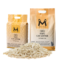 Litière pour chat en tofu personnalisée OEM ODM, 99 % sans poussière, jetable dans les toilettes, hautement absorbante, forte absorption, sûre pour les chats, vente en gros