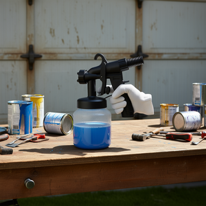 Pulvérisateur électrique 800 ml avec poignée pistolet pour jardinage domestique, puissance 650 W et capacité de 650 ml pour huile, apprêt et peinture - Product Image 2