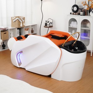 Sillón de Masaje Eléctrico de Acero Inoxidable con Luz LED, Reposacabezas Reclinable, Construcción Duradera, Diseño Moderno <span class=keywords><strong>para</strong></span> Salón de Belleza y Spa - Product Image 3