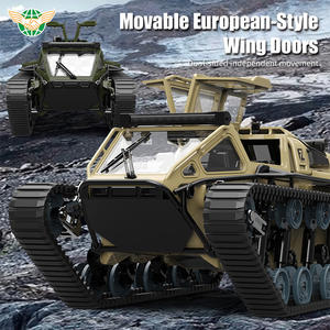 Jouets de <span class=keywords><strong>char</strong></span> à télécommande YF pour enfants 2,4 GHz, véhicule tout-terrain à chenilles à grande vitesse, drift proportionnel complet, 4 roues motrices, voitures RC à grande vitesse - Product Image 5