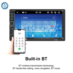 Máy Phát DVD Xe Hơi Đa Năng 7 Inch <span class=keywords><strong>2</strong></span> <span class=keywords><strong>Din</strong></span> Camera Dự Phòng Máy Nghe Nhạc MP3/MP4 Thiết Bị Đầu Đa Phương Tiện Radio Xe Hơi Âm Thanh Nổi 7018 - Product Image 4