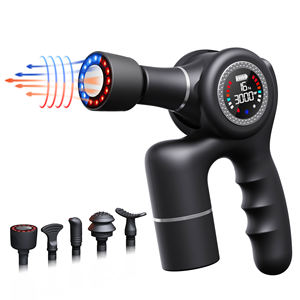 Pistola de Masaje Profesional Recargable, Estimulador Muscular, Pistola de Masaje Corporal de Tejido Profundo con 6 Cabezales - Product Image 1