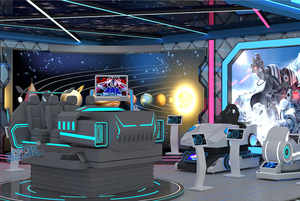 Parc à thème du monde 9D VR de réalité virtuelle de parc d'attractions avec des jeux électroniques de VR - Product Image 5