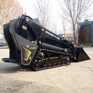 זול v1000 מיני החלקה strawer עם מסלול epa מנוע סריקה לסולר מטען מהיר משלוח הידראולי ציוד בנייה - Product Image 3