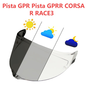 Visera Fotocromática para <span class=keywords><strong>Cascos</strong></span> de Motocicleta <span class=keywords><strong>AGV</strong></span> PISTA GPRR, GPR, CORSA R, RACE 3, Protector Facial Completo para Casco de Moto - Product Image 2