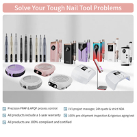 Machine à ongles électrique portable HOWYEA HY-G3, 20000 tr/min, sans fil, rechargeable, lime à ongles électrique pour manucure et pédicure