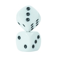 Dés en acrylique de haute qualité 25 mm D6, couleur personnalisée, 15 g par pièce, moule pour jeux de table